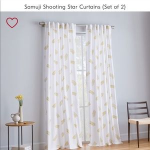 West Elm Samuji Shooting Star Curtains (2 panels)